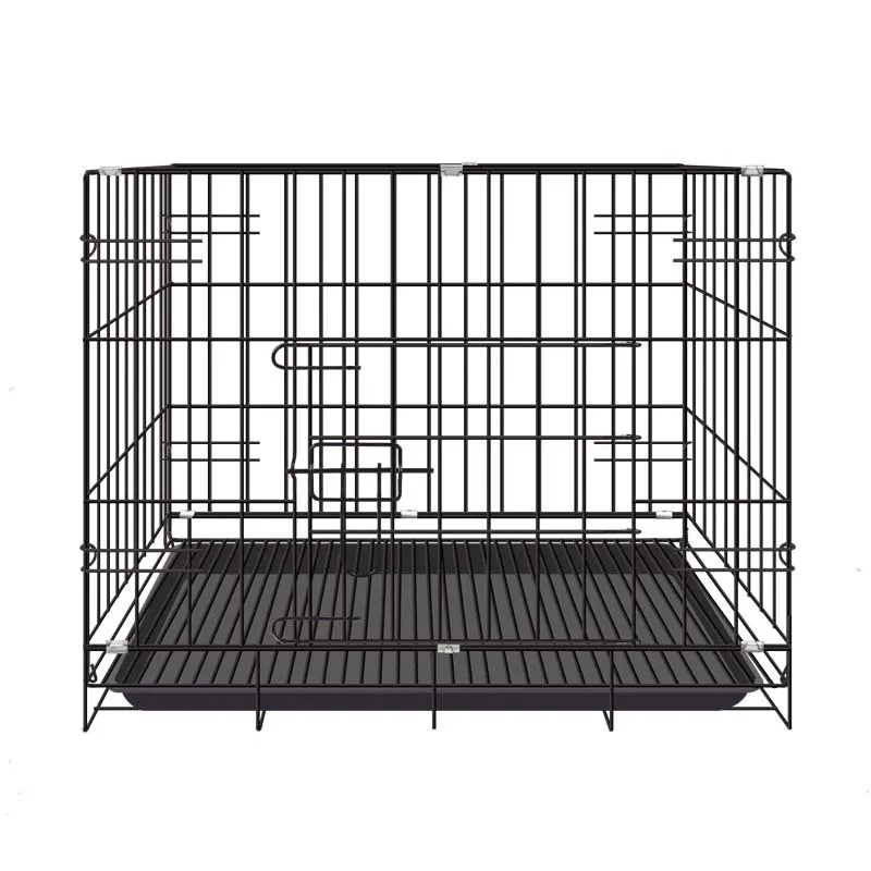 Wholesale High Quality Multiple Sizes Kennel Cheap Metal Foldable Stainless Steel Pet Dog Cage
