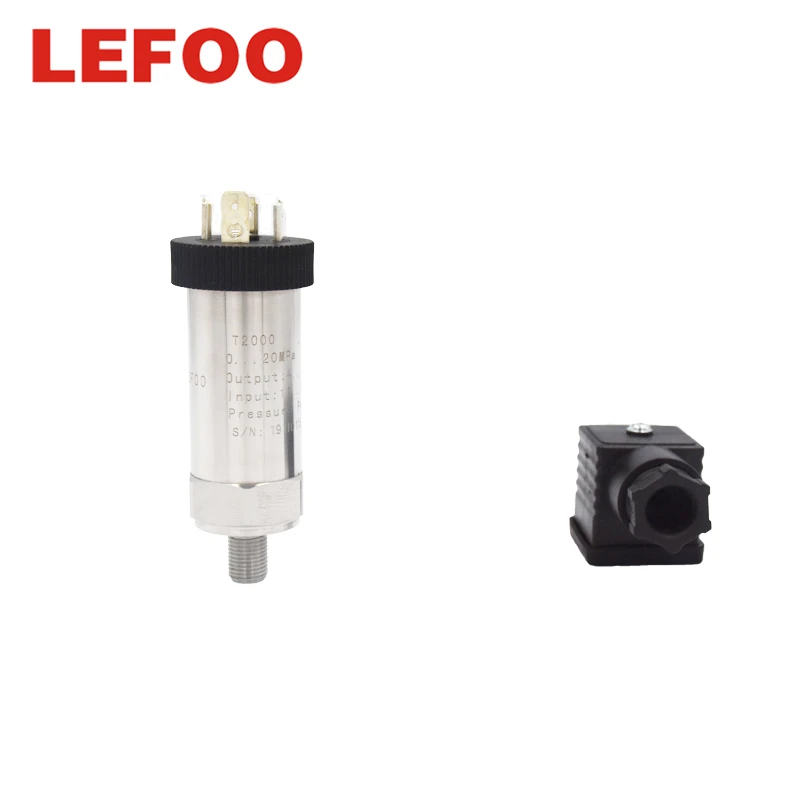 LEFOO OEM China 4-20ma Temperature Compensated Ceramic Pressure Sensor Water Pressure Transmitter T2000