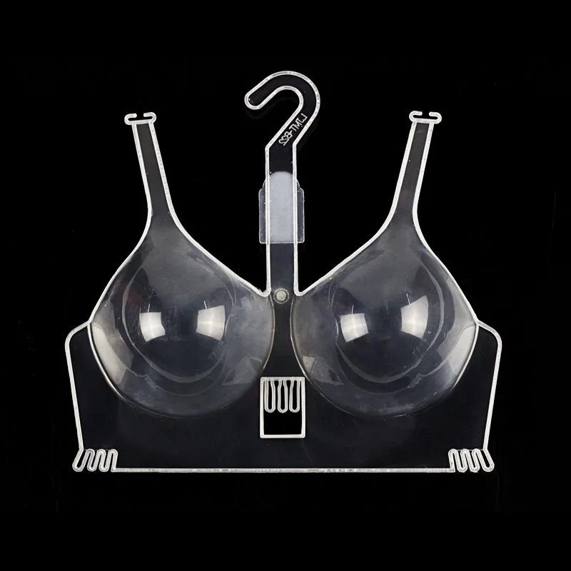 Small bra hook underwear display rack, bra store model clothes rack bra clothing display rack plastic transparent exhibition