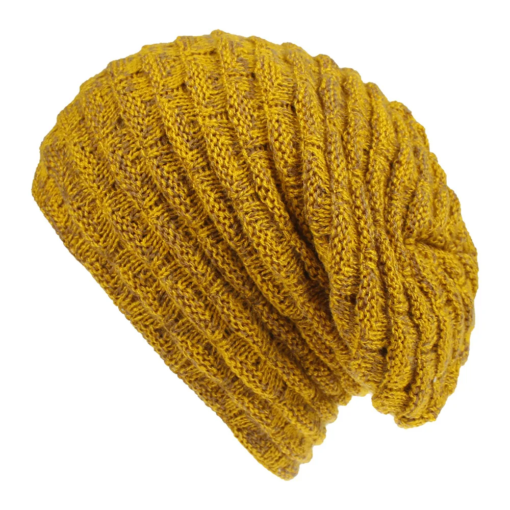 Unisex Autumn and Winter New Knitted Fleece-lined Beanie Hats Warm Ear Protection Custom Logo Wool Blank Golf Beanie Hats