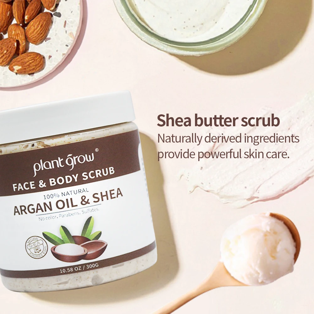 
OEM Hot Sale OEM/ODM 100% Natural dead sea salt Anti Cellulite Scrub & Exfoliator Coconut Milk Body Scrub for men for women 