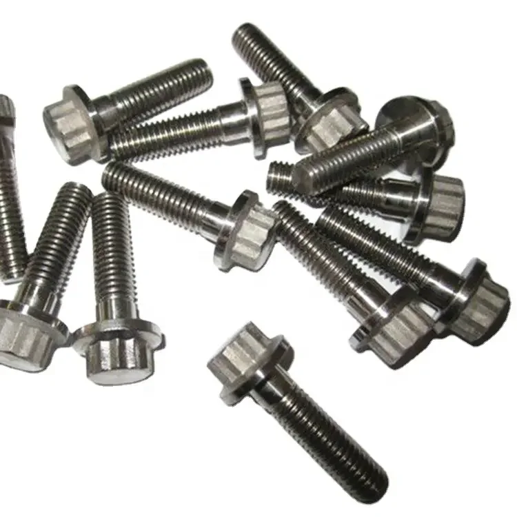 TOBO 10.9 Chrome 12 Point Head Bolt Steel Flange Split Rim Wheel M7X32 Titanium Stainless M4 M7 8Mm - 1.0 X M8 bolt