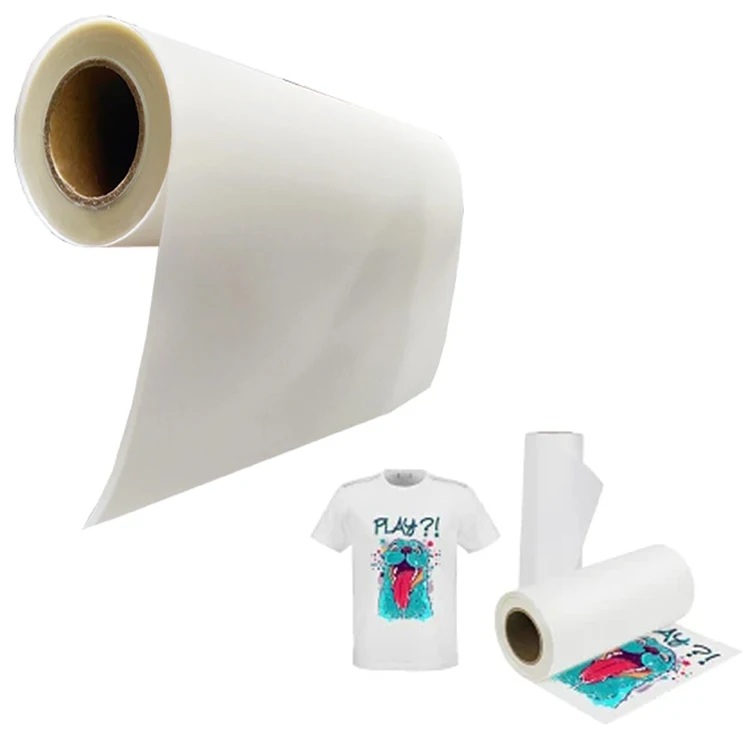 Printable A3 Dtf Film Rolls Pet Heat Transfer Film Pattern Printing For Clothing/Back Collar Tag/Canvas Bag/Backpack