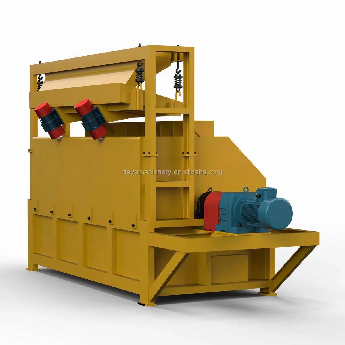 nonferrous magnetite iron ore process plant dry drum low intensity magnetic separator