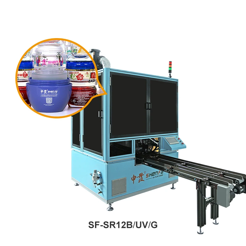 High speed Jars glass jars automatic hot stamping machine packing jars hot stamping