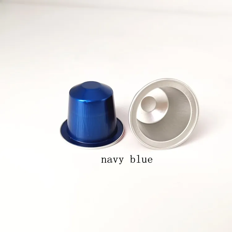 Disposable 15ML empty coffee capsule home-made alu foil cup