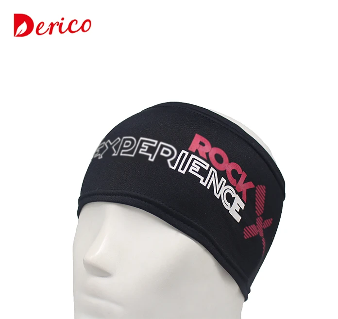 Wholesale stretchy athletic customized logo sweatband sports headband