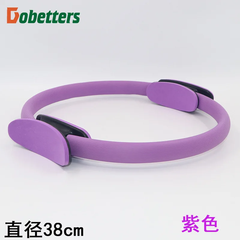 Factory wholesale multicolor yoga fiberglass crescent handle pilates ring magic ring