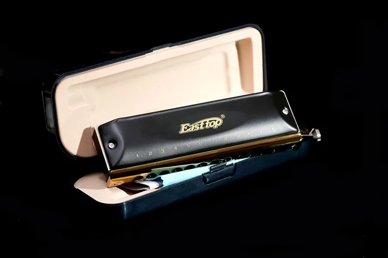 Factory hot sale chromatic harmonicas for harmonica musical instrument easttop