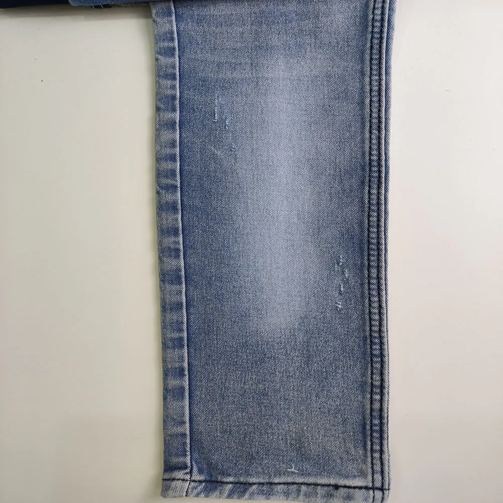 Denim fabric supplier  9.5OZ  91% cotton spandex twill fabric soft to kids fabric jeans