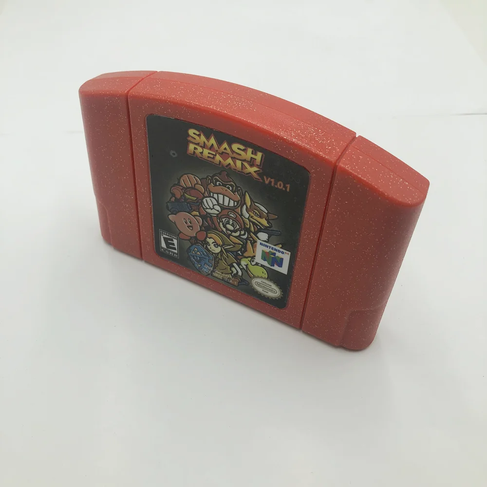 New video n64 ntsc game cartridge smash remix for n64