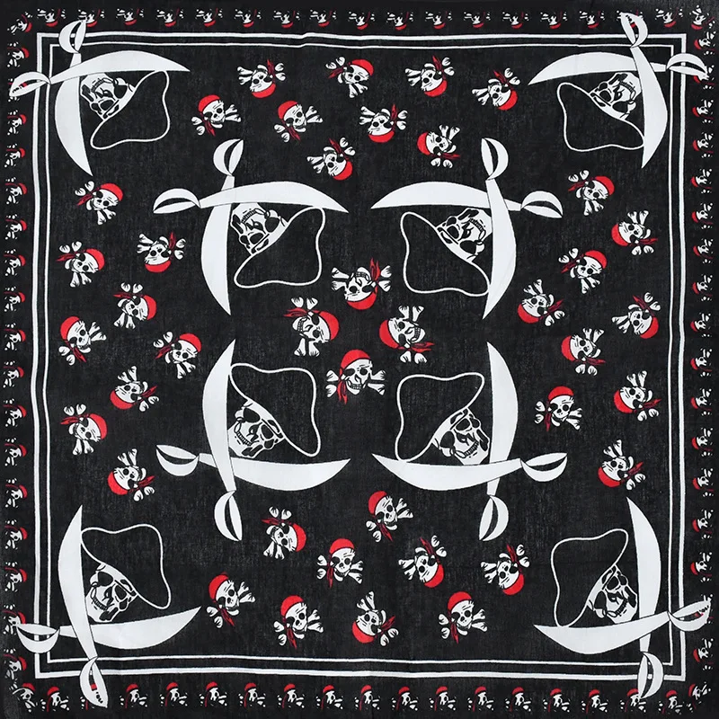 High Quality Confortable In Stock Ethnic Bandana 100% Cotton Custom Plain Seamless Paisley Outside Bandanas