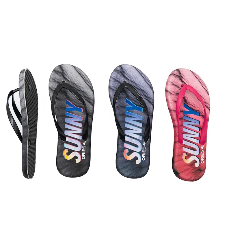 custom printing rubber flip flops wholesale fashion new women flip flops slippers