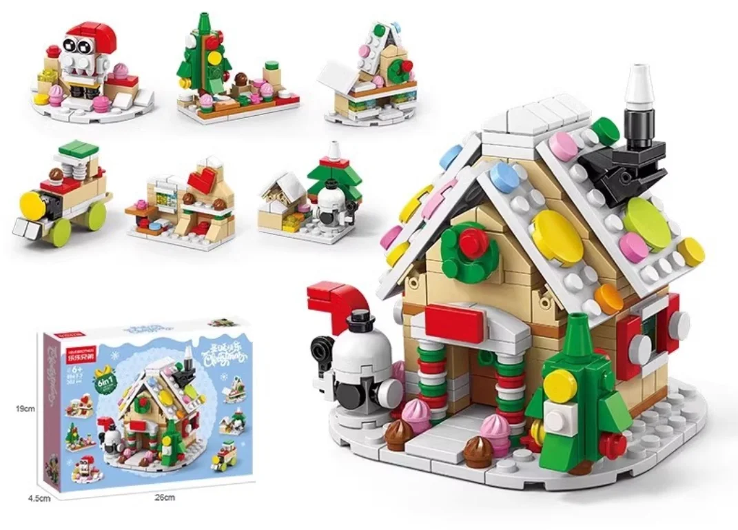 2024 Hot Selling Christmas Decoration Mould King Village Diy Toy Set Christmas Building Blocks Set Toys