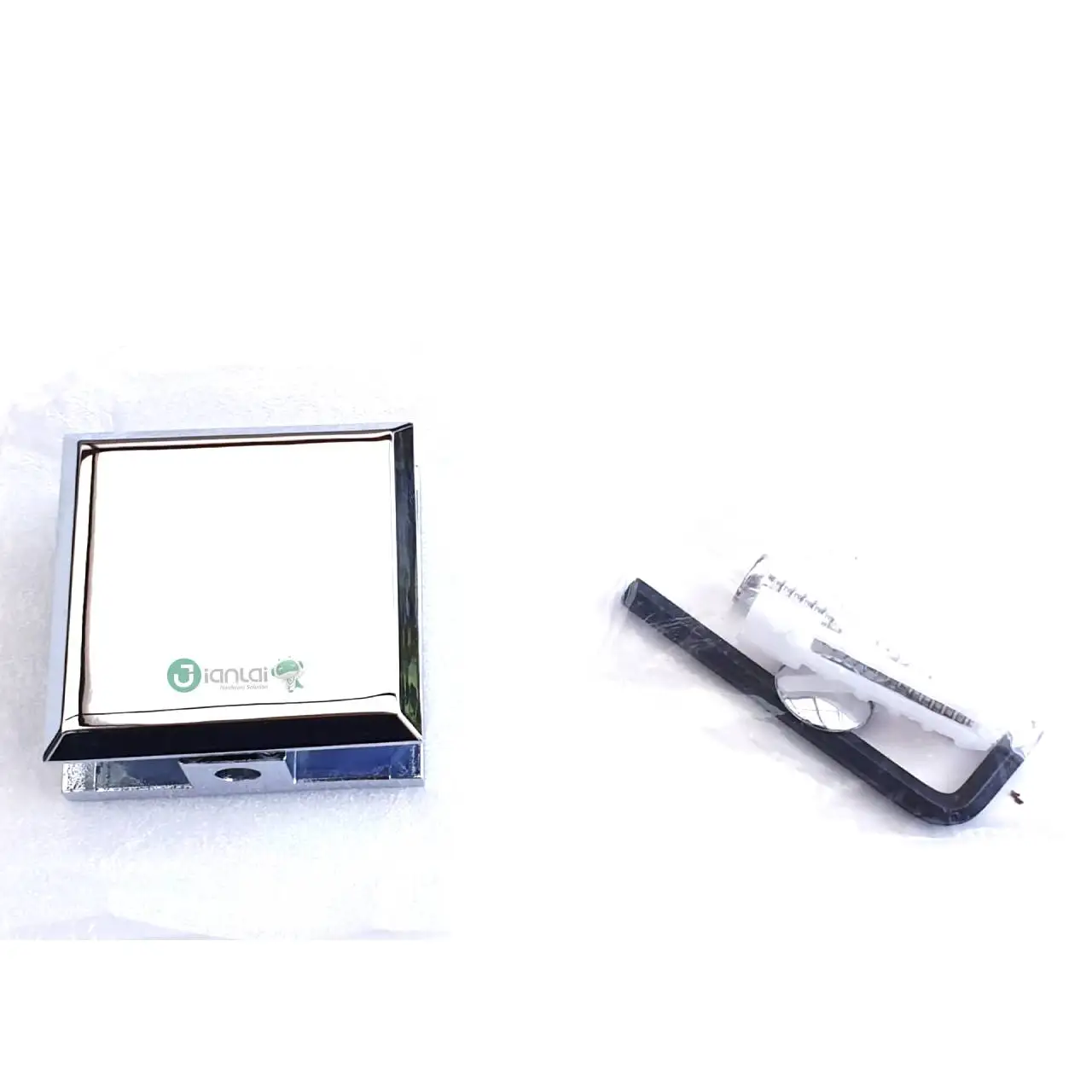 Glass to wall 0 degree glass clamp Door bracket glass holder for Bathroom