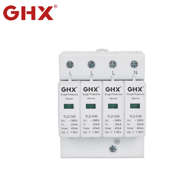 GHX Low voltage surge arrester  CE YL2-C40 4P SPD 40KA