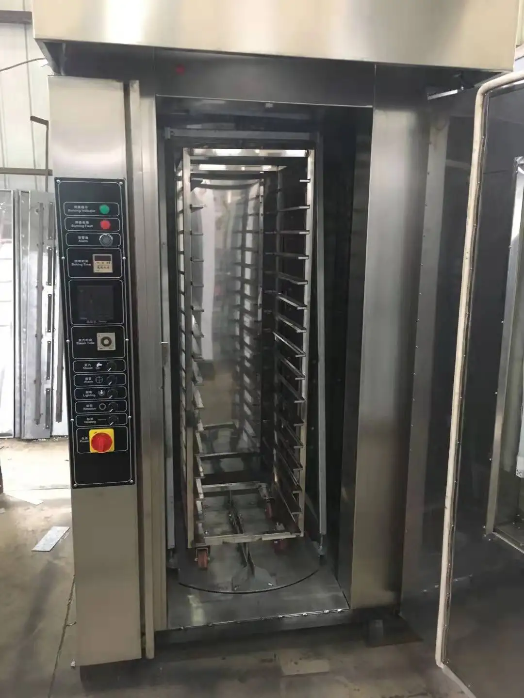 Electric Industrial 16/32/64 tray Rotary Oven For Bakery Sale Bread Baking Commercial Rotary Oven