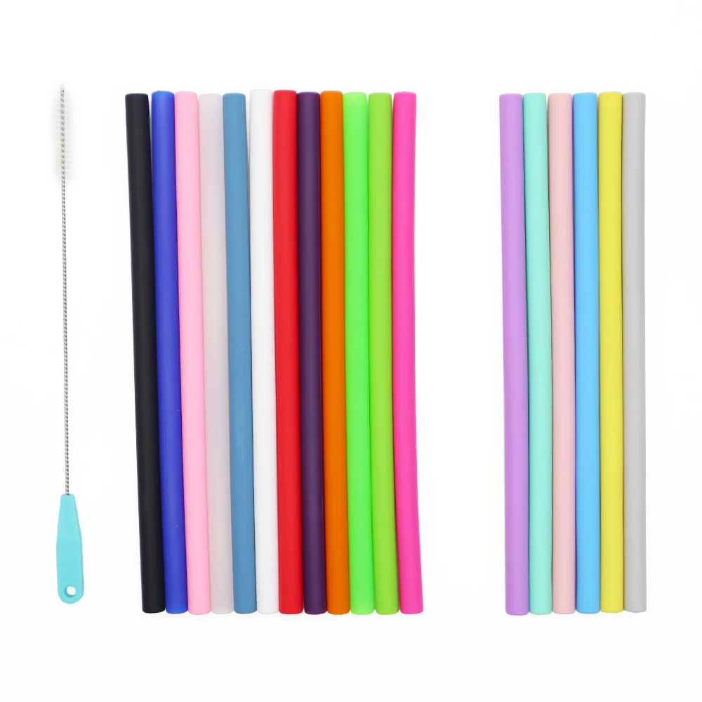 Travel Accessories Collapsible Openable Foldable Drinking Food Grade Silicone Straw