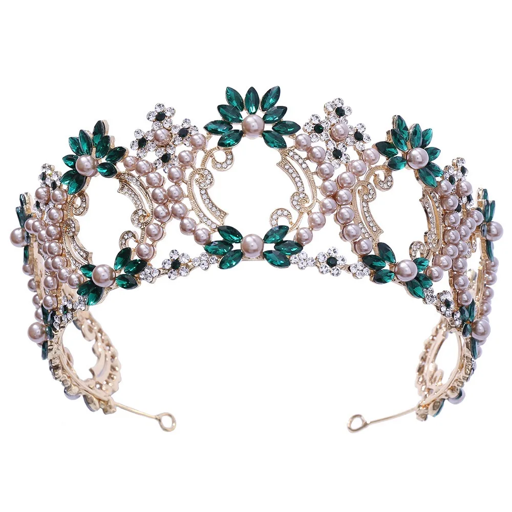 Wedding Bride Hair Accessories Crystal Hair Jewelry Rhinestone Tiaras And Crown For Women Girls