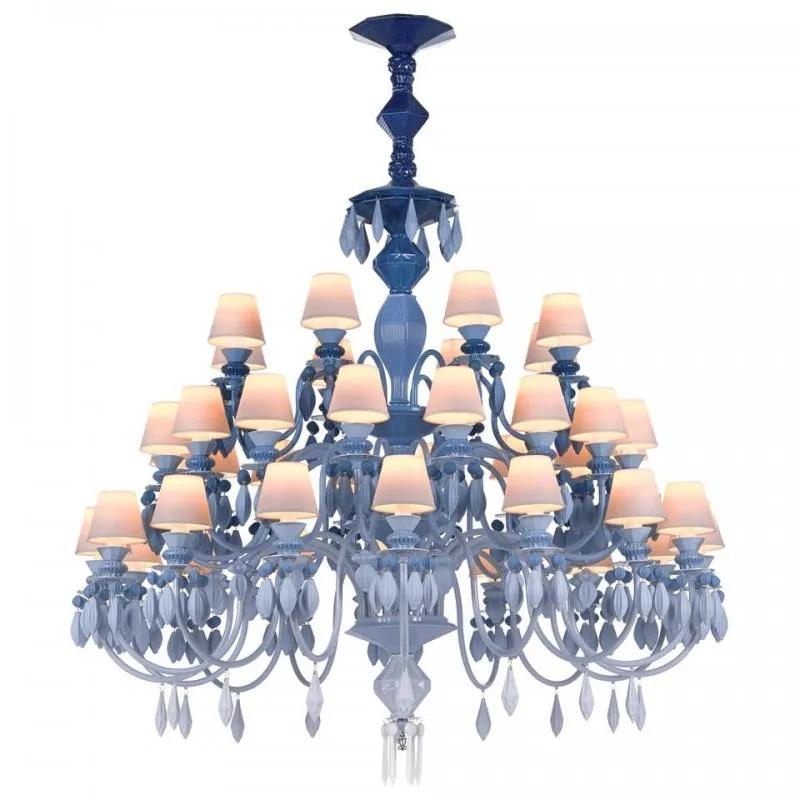 Creative Colorful Decorative Customize High Quality Custom  Chandelier  For Hotel Hall Castle Villa Lobby Foyer