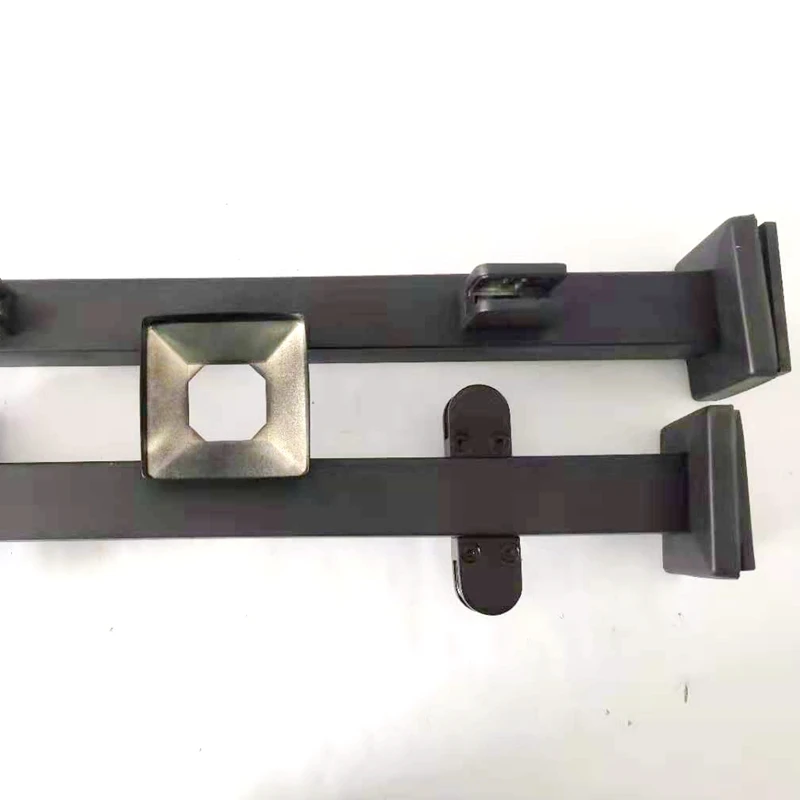 Square  handrail baluster post with square base plate
