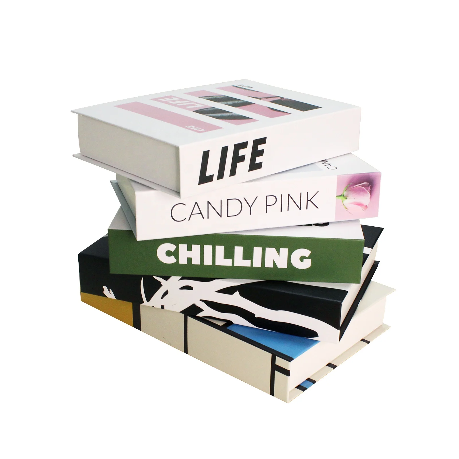 Фальшивый Декор книжный ящик для хранения модные декоративные книжные коробки дома