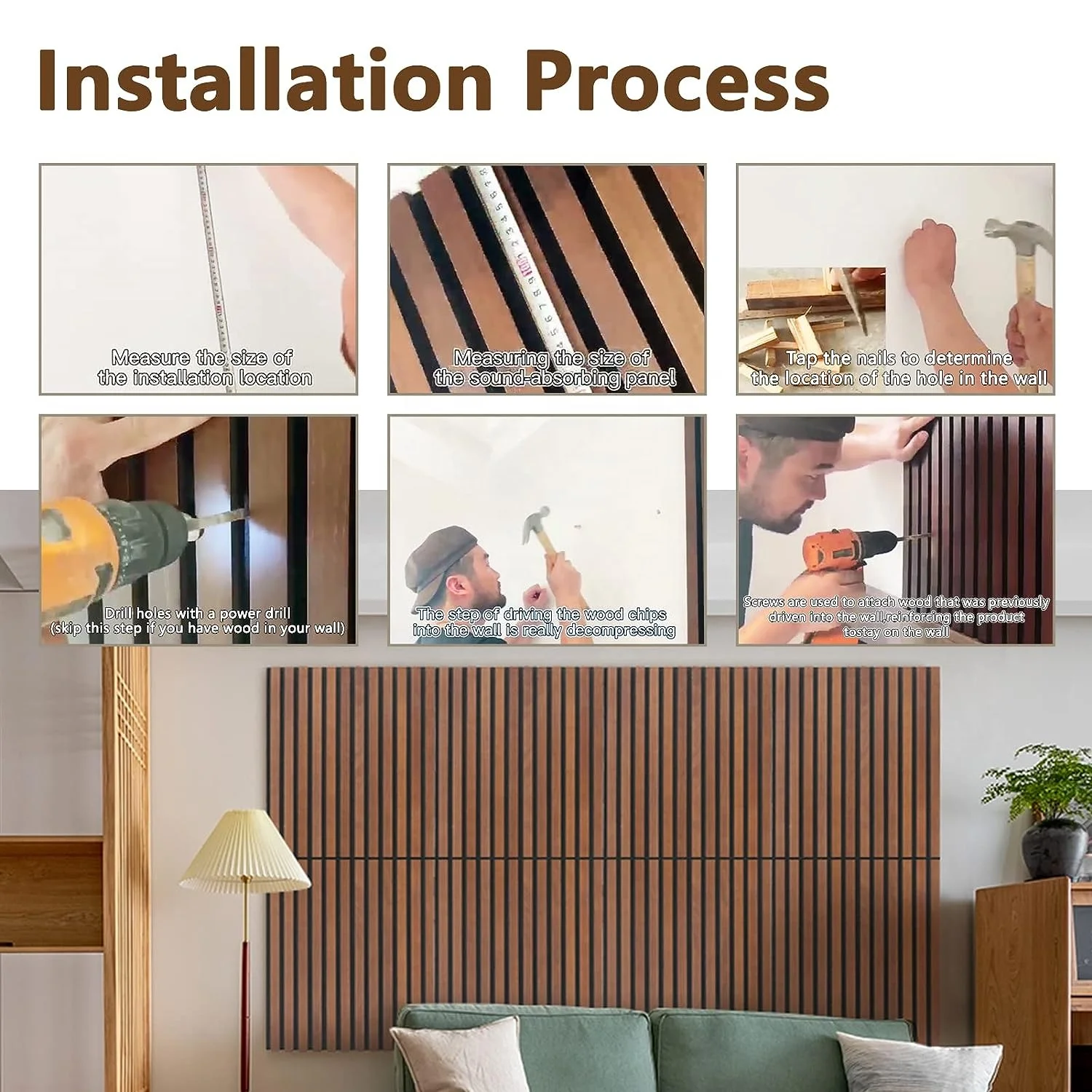 Manufacturer Sound absorbing 3D Wood Acoustic Slat Wall Panels For Hotel Lobby Restaurant interior Wall and Ceiling Decor