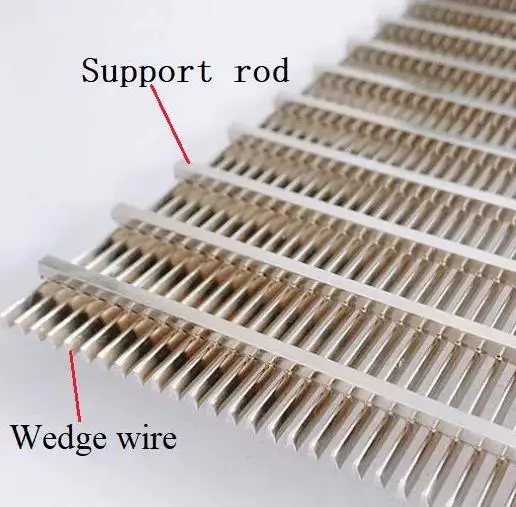 0.2mm Stainless Steel 304 316L Johnson Wedge Wire Flat Panel Screens Manufacturing Plant Beer Brewing Water/Oil Well Drilling