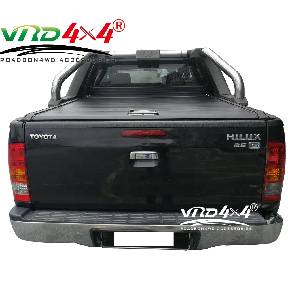 VRD4X4 алюминиевая роликовая крышка затвора пикапа верхняя Выдвижная рулонная кузов кузова для Ranger Hilux Navara Dmax