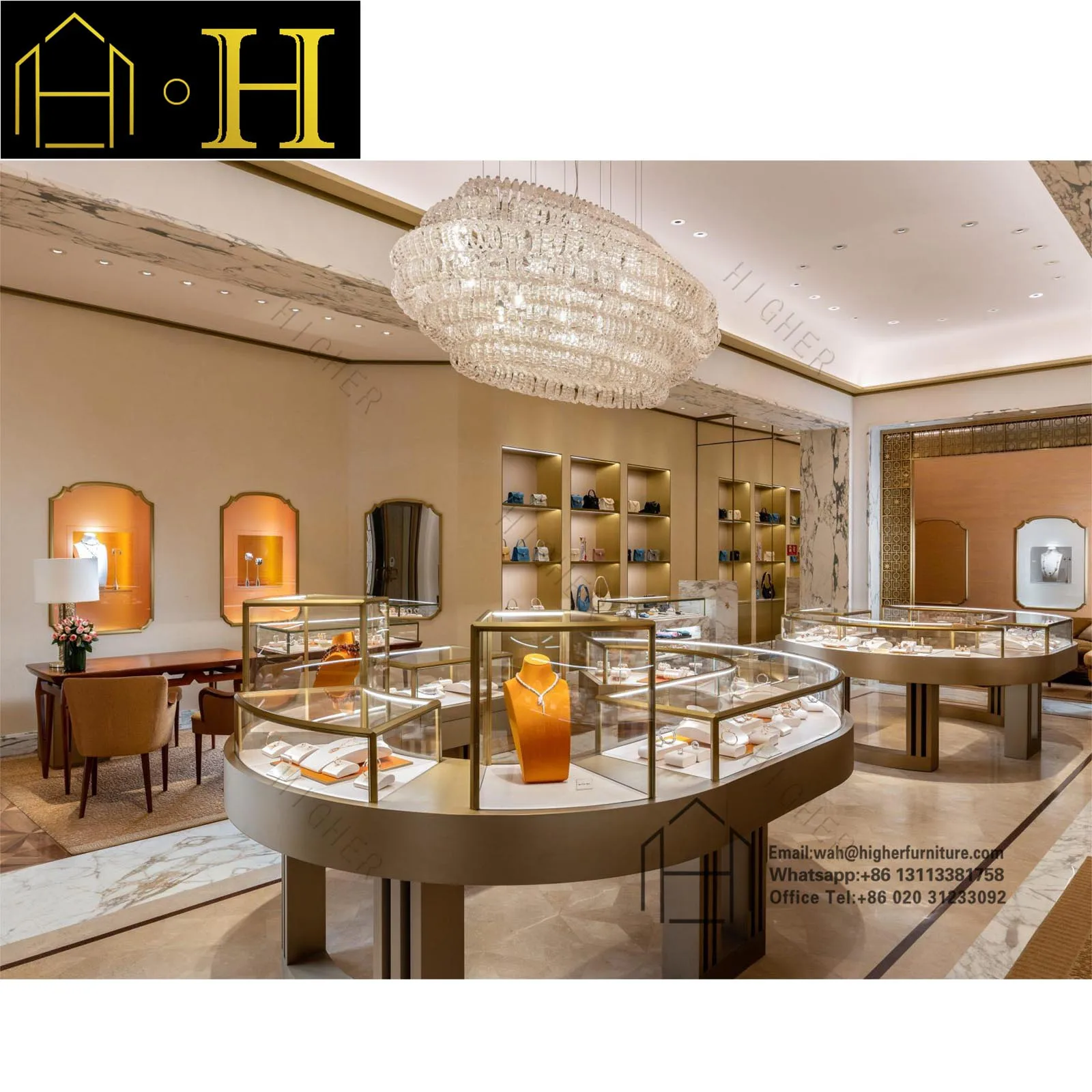 Jewelry Shop Display Showcase Jewelry Shop Interior Decoration Jewelry Shop Counter Design