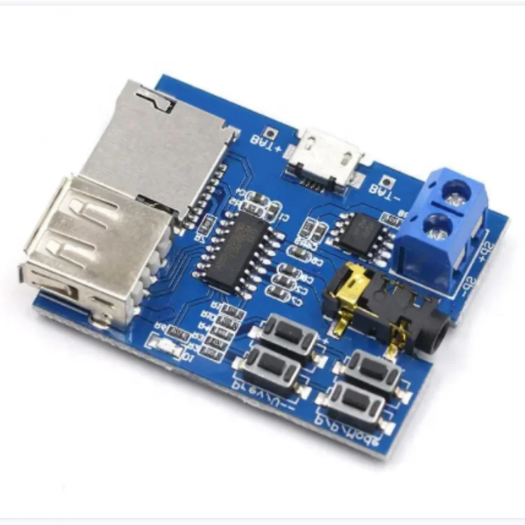 TF Card U Disk MP3 Format Decoder Board Module Amplifier Decoding Audio Player