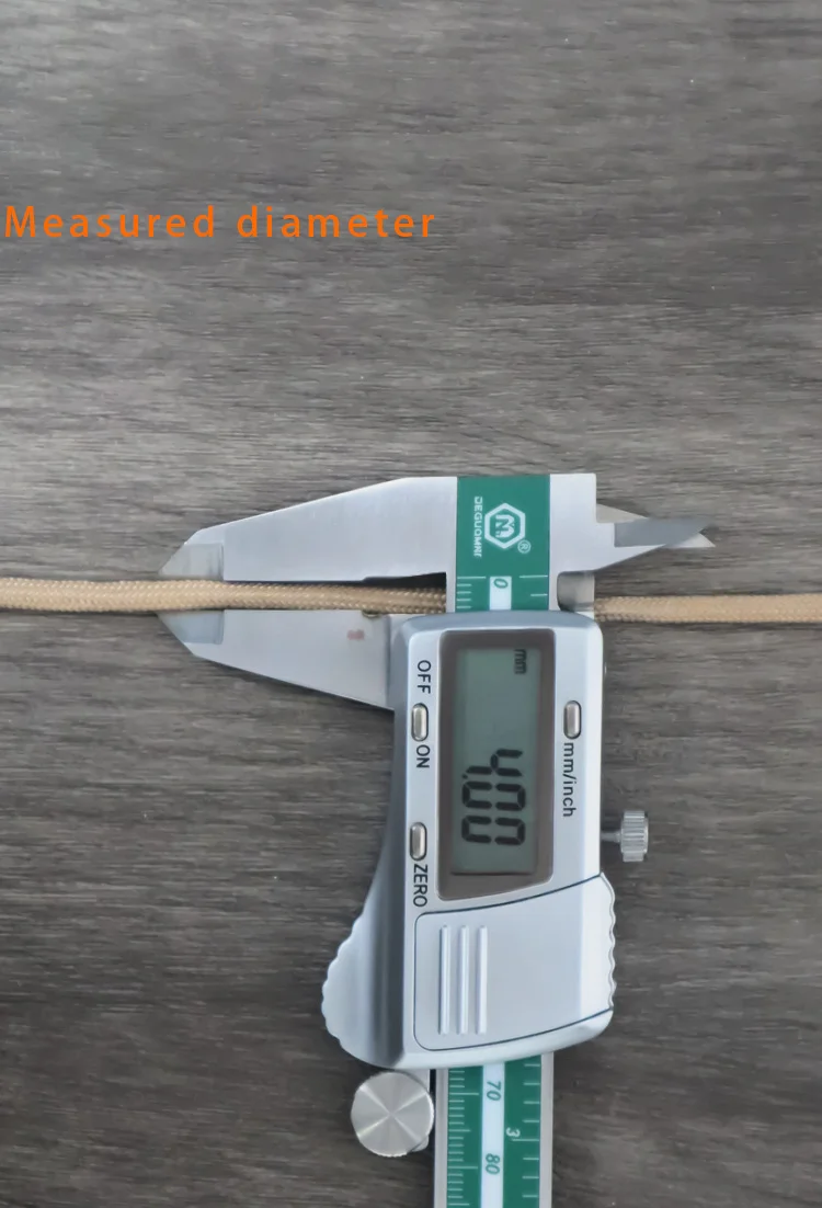 Customized  7/11 Strand survival 4mm polyester Paracord 550 paracord 750 Lbs for bracelet weaving