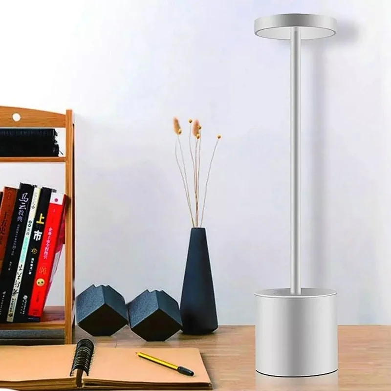 Howlighting 3 цвета Золотая спальня Железный USB стол Ночной светильник сенсорный домашний декор перезаряжаемая Светодиодная настольная лампа