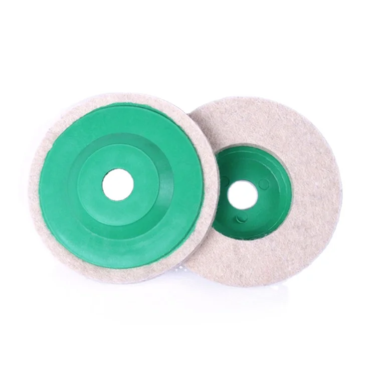 Factory direct sales abrasive tool wool felt disc polishing wheel for glass metal