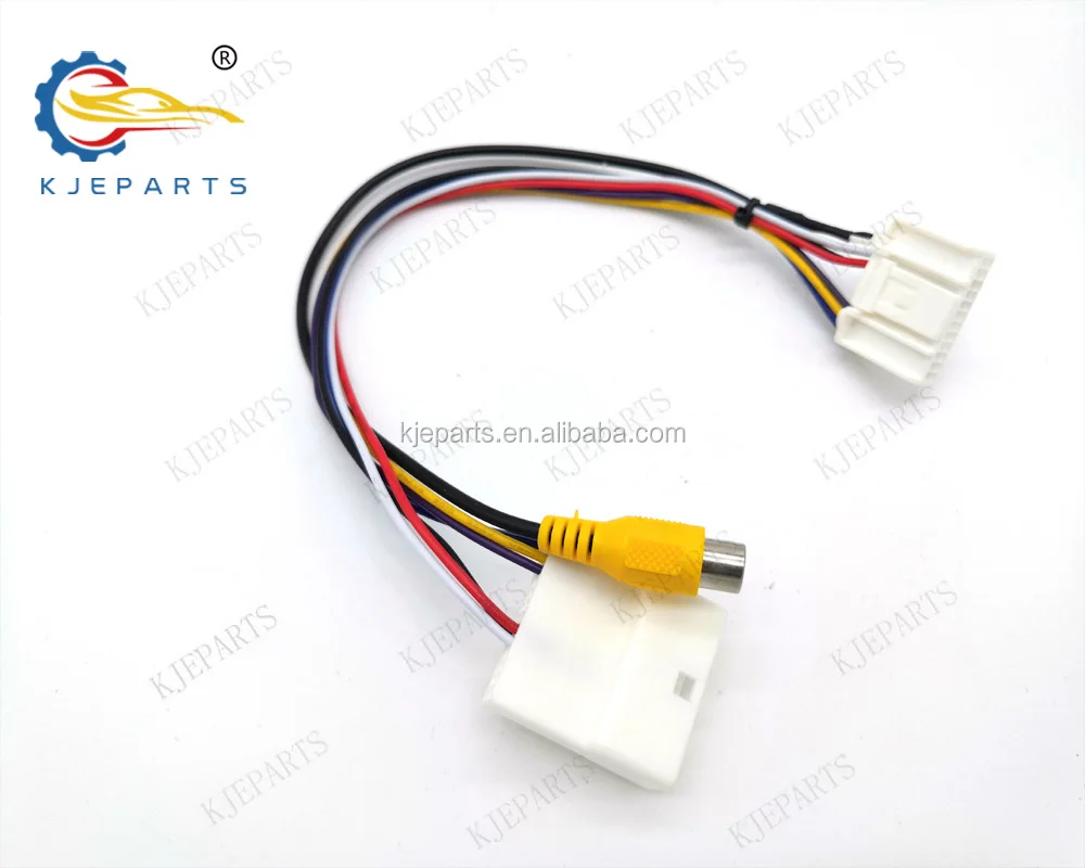 24 Pin разъем к женскому жгут проводов с одним RCA штекер для Тойоты