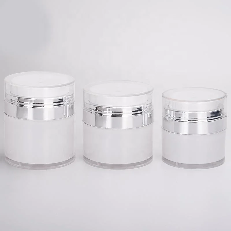 2024 New plastic cosmetic jars white plastic jar luxury sweet plastic cosmetic jar frosted