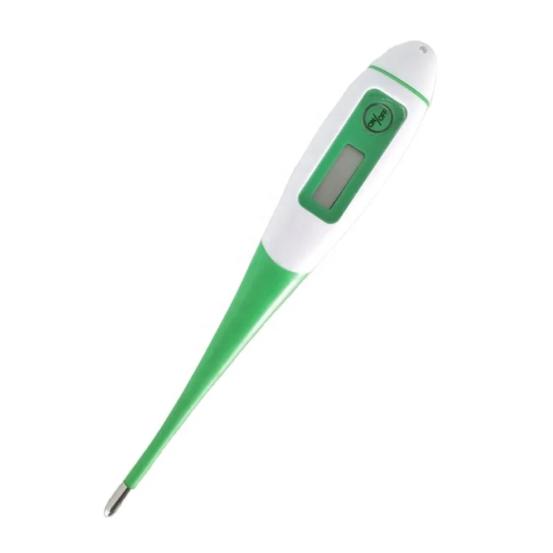 Portable Digital Veterinary Thermometer for Animal Dogs Cats Cow Flexible Tip Measuring Animal Temperature with High Accuracy