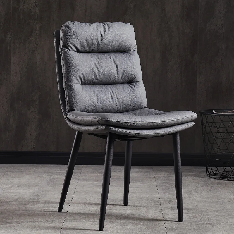 Dining chair home luxury Italian double-decker European chair hotel conference sofa makeup chair backrest table