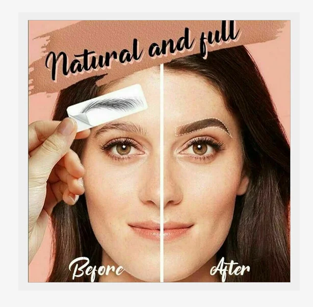 custom 3d amazing tattoo eyebrow henna stickers