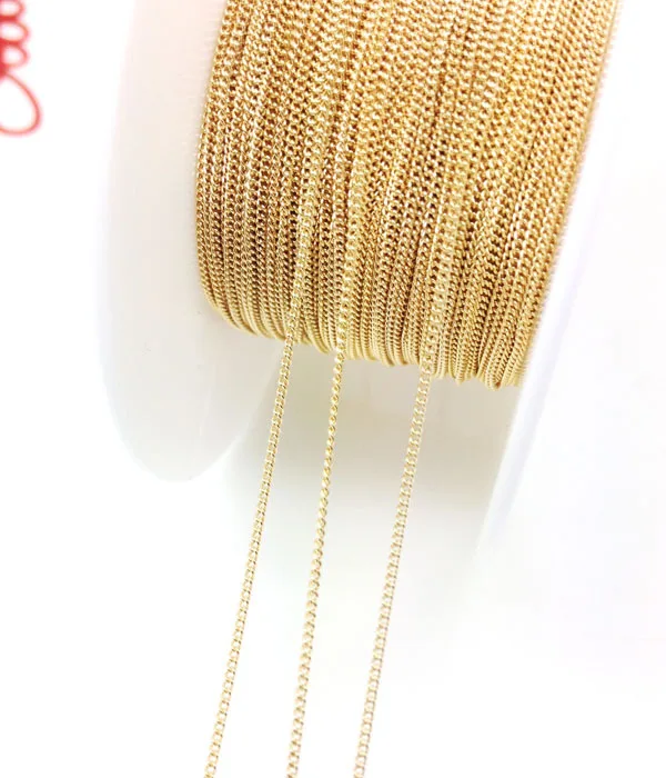 
SFC026 High quality 14k gold filled chain for jewelry making 