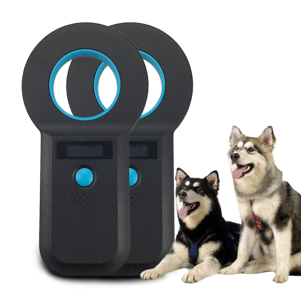 W90B 134.2Khz Animal Chip ID Microchip Scanner ISO11784/5 Handheld RFID Tag Reader Dog Cat Pet