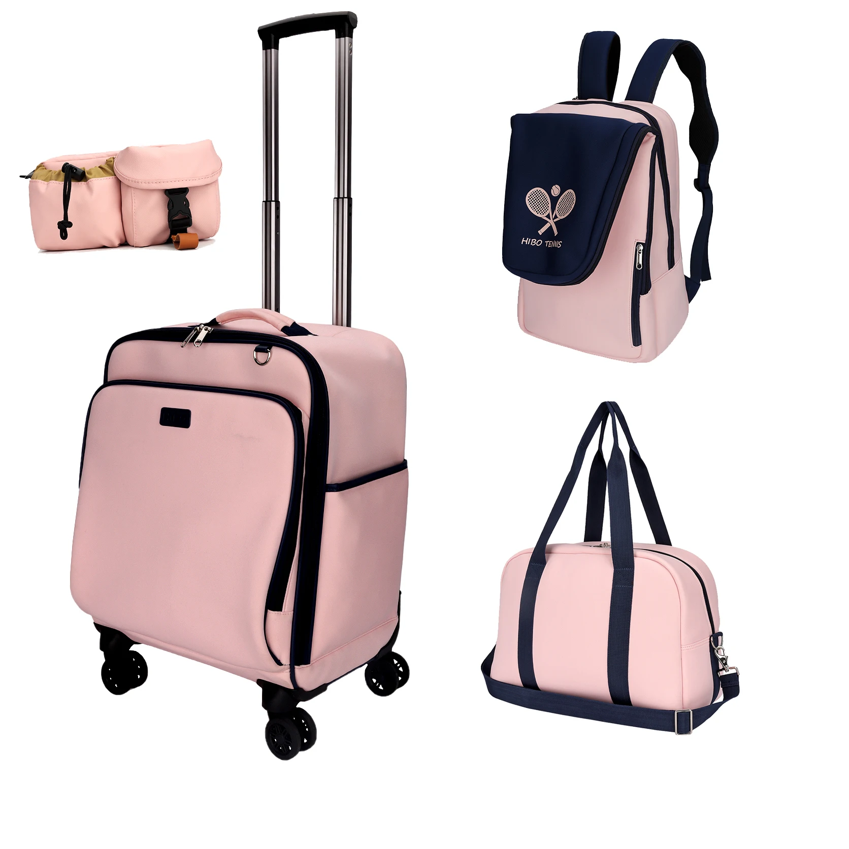 Hibo Bsci, лучшая фабрика, неопреновые легкие дорожные сумки для багажа, 4 комплекта, экологически чистый материал, Спортивная дорожная ткань, кошка ба