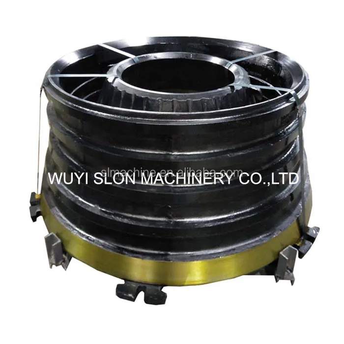 Hot sales Shanbao  Terex RC45 RC54 RC60 mining machinery cone crusher spare parts mantle and bowl liner