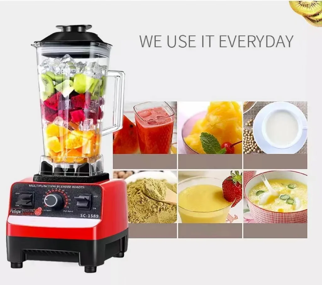 Silver Crest Mixer Copper 7630 9520 9525 Big Commercial Blender Motor Healthy Preserving Wall Breaking Machine 2 in 1 Electric