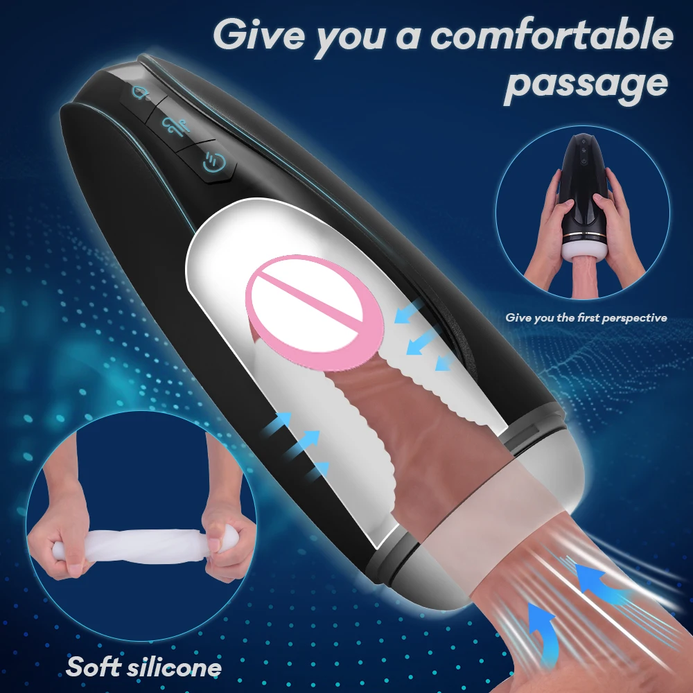 S-HANDE 9 frequency automatic male masturbator cup men masturbation toys adult  sex toys for men masturbating machine