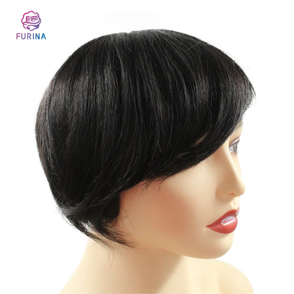 Furina human hair toupee clip on soft net human hair best toupee for men / women 16*18 cm 6 inch hair toupee