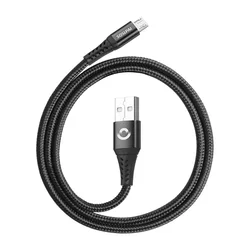 Free Shipping wholesale micro phone usb charger cable nylon fabric braided 2.1a micro usb charging cable for android