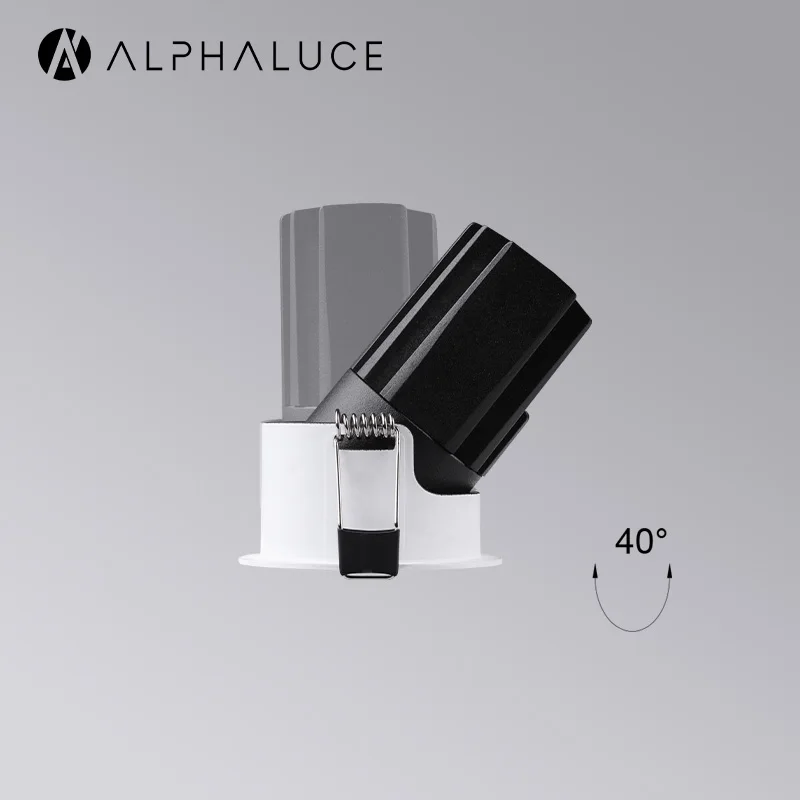 Альфа Ip54 Водонепроницаемый 10 Вт Cob светодиодный потолочный светильник Dali Dimmable встраиваемый Downlight регулируемый