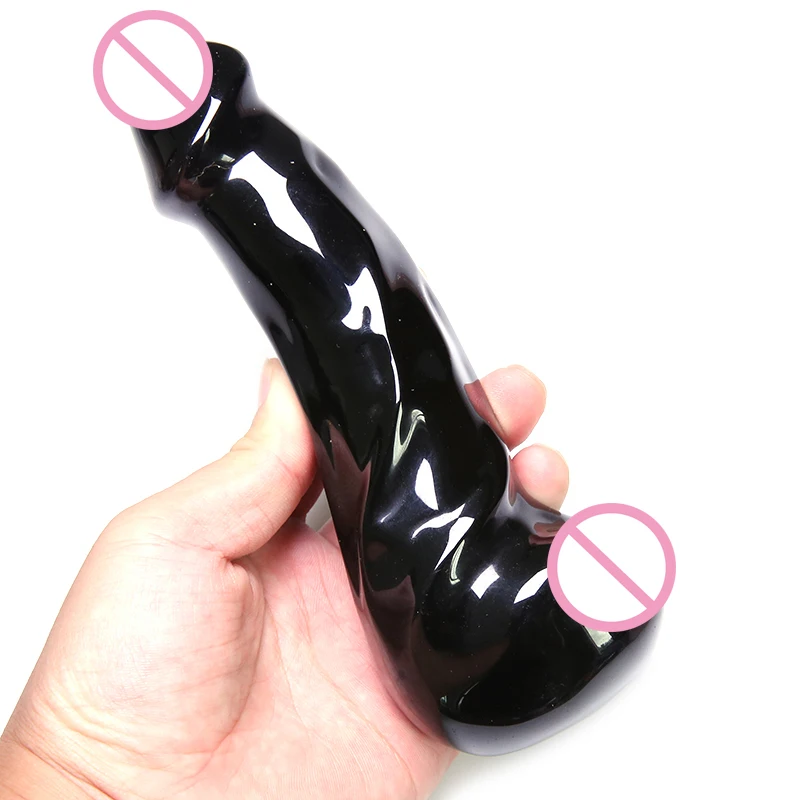 Оптовая продажа, натуральные большие черные обсидиановые гениталии, Исцеляющие Кристальные фаллоимитаторы для женщин
