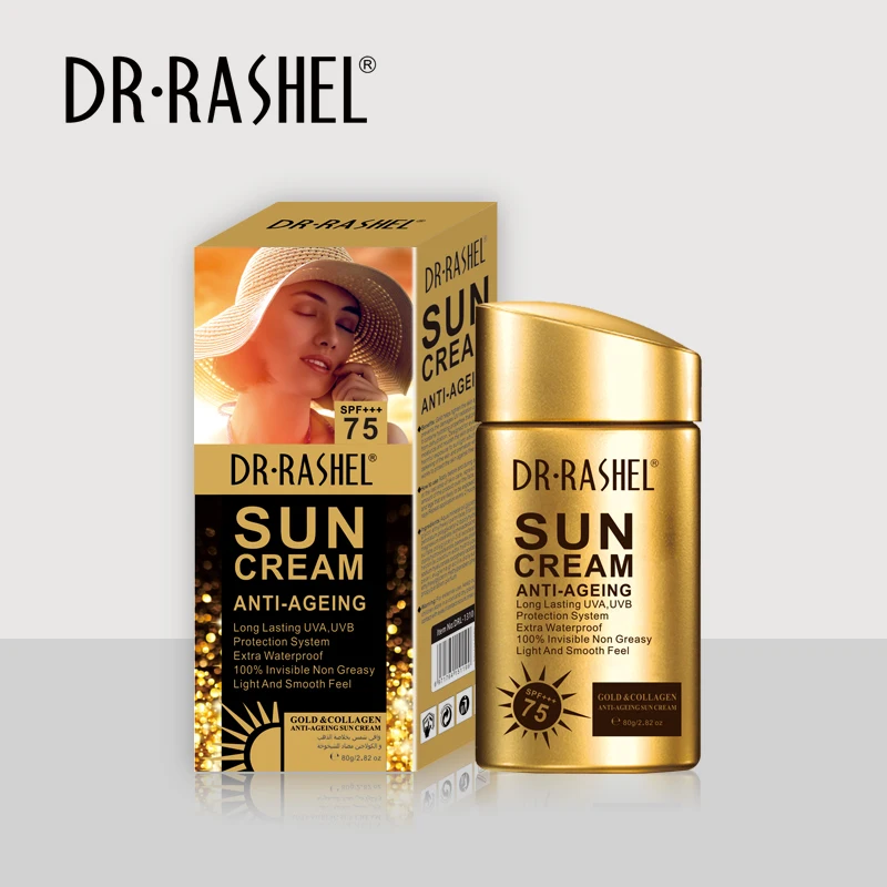 DR RASHEL Skin Care Gold Collagen Sun Cream SPF100 SPF75 SPF60 80g